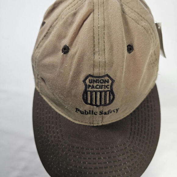 Union Pacific Railroad Brown Hat Cap OSFM Waxed Canvas NWT READ - Picture 8 of 12